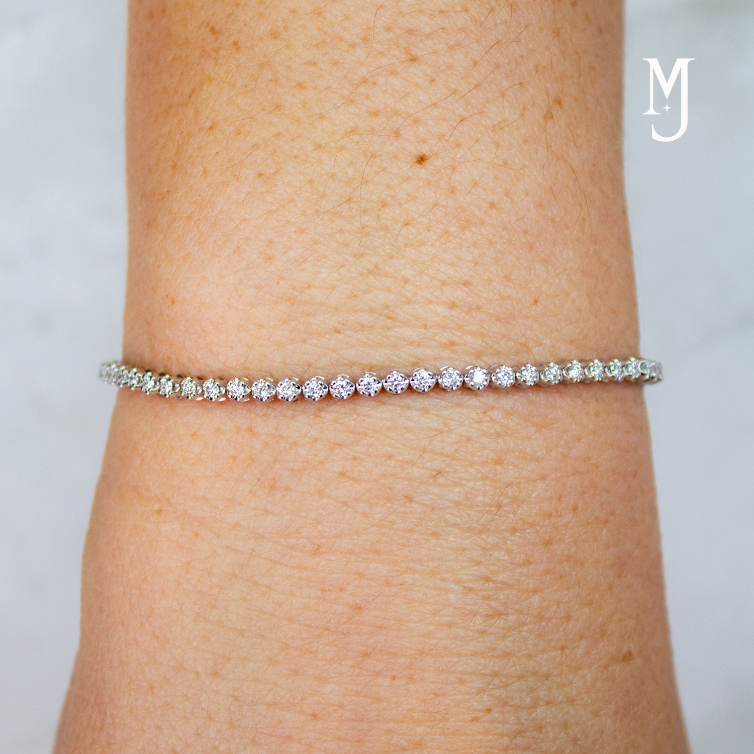 PULSERA TENIS CON DIAMANTES 1Q