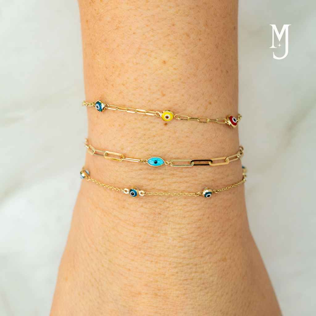 PULSERA DE OJOS TURCOS DE COLORES