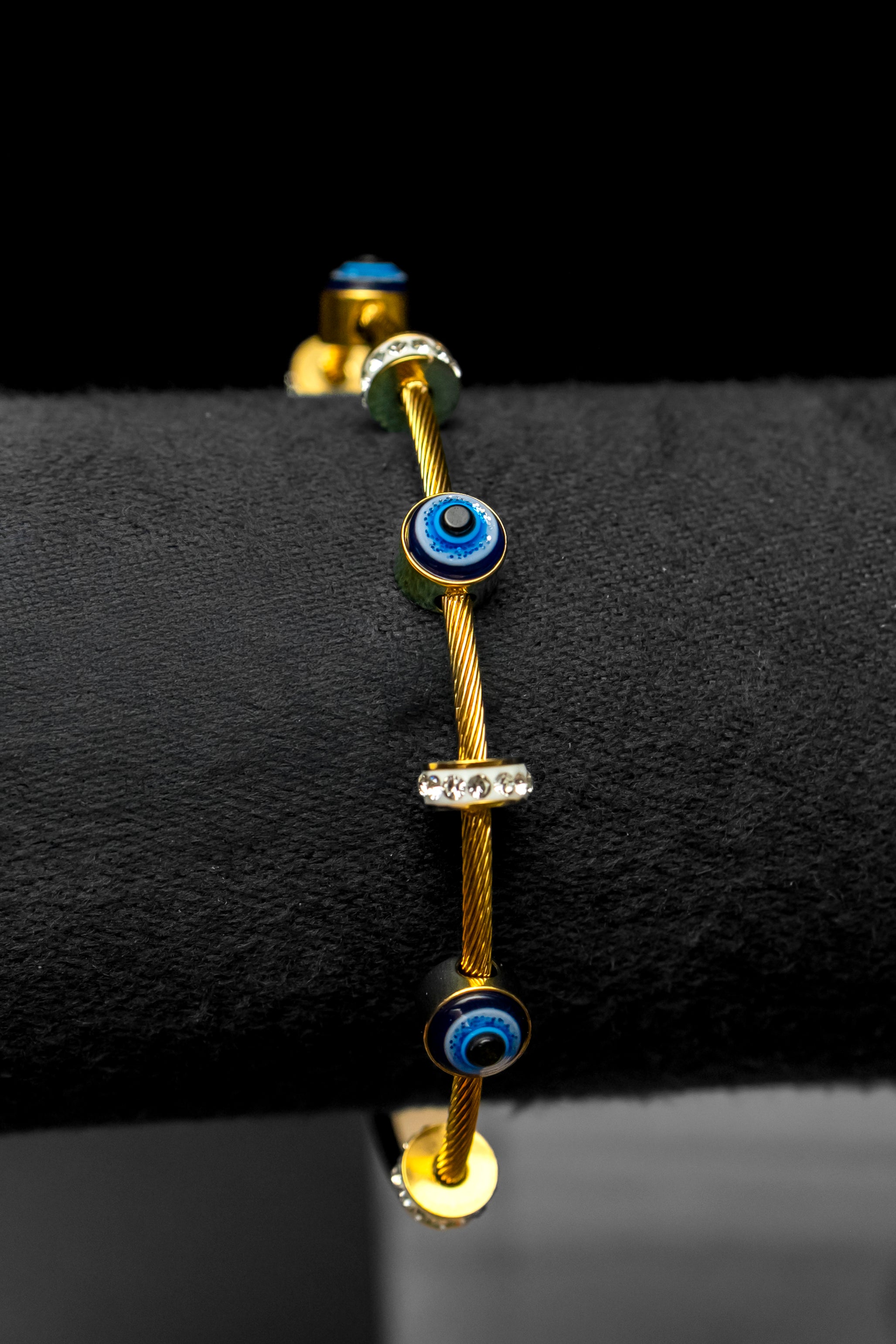 Pulsera rigida ojos turcos