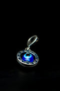 Dije Ojo Turco con Zirconia Plateado