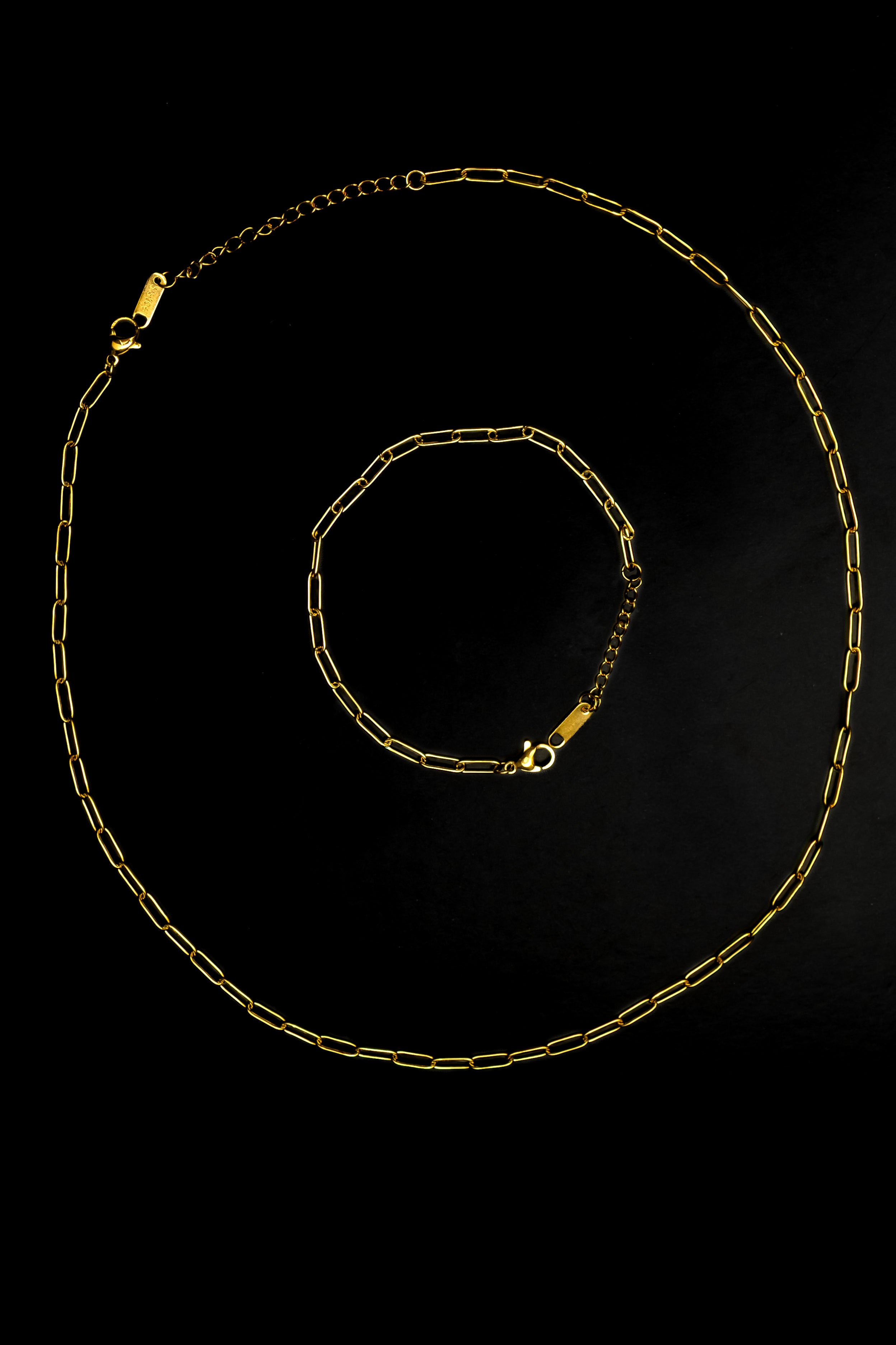 Juego clip pulsera y collar
