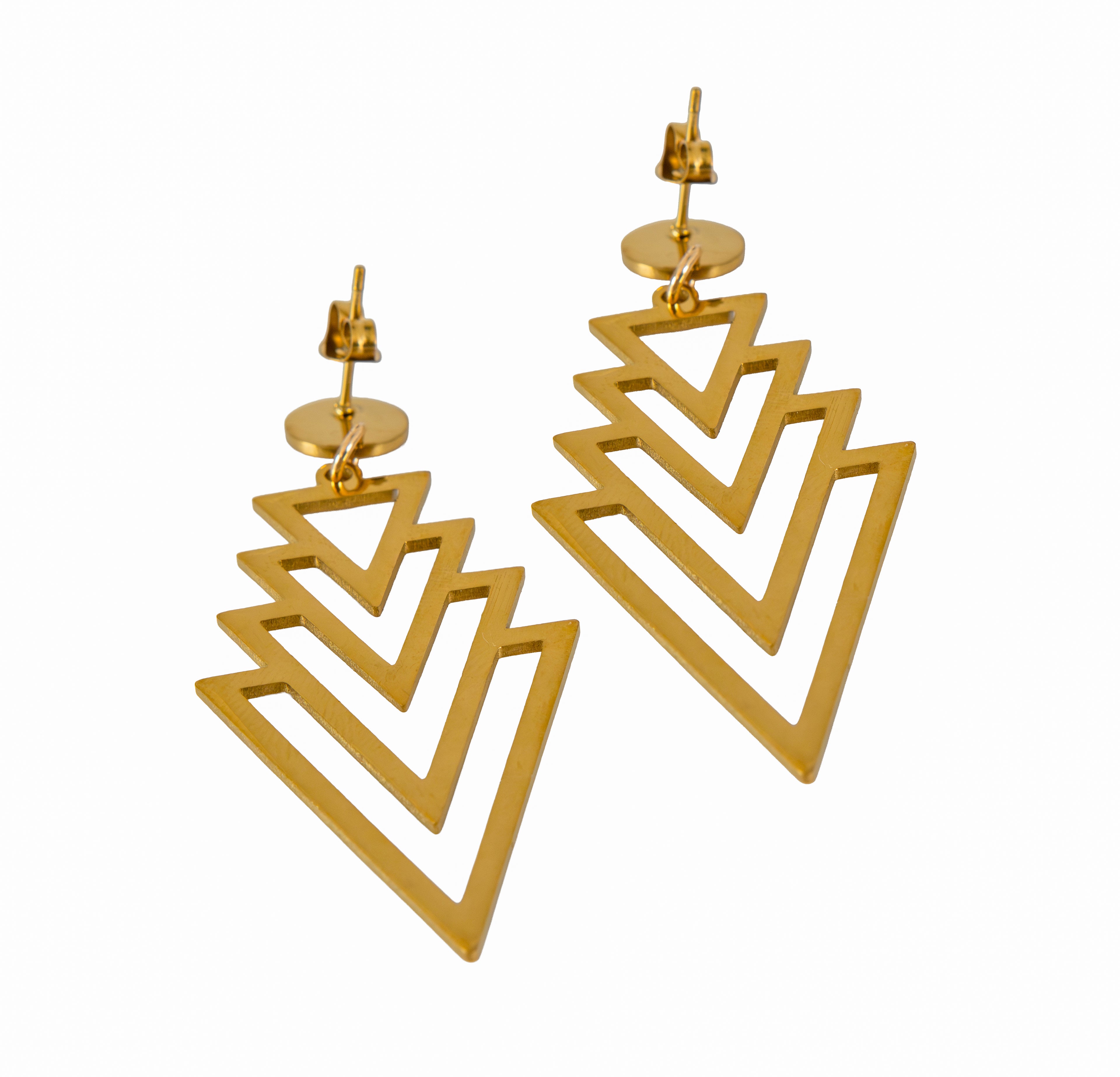 Aretes Geométricos Colgantes