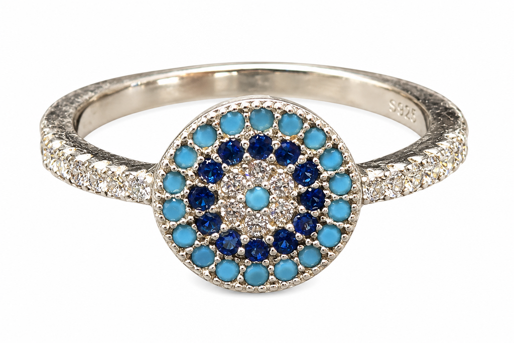 Anillo ojo turco circular