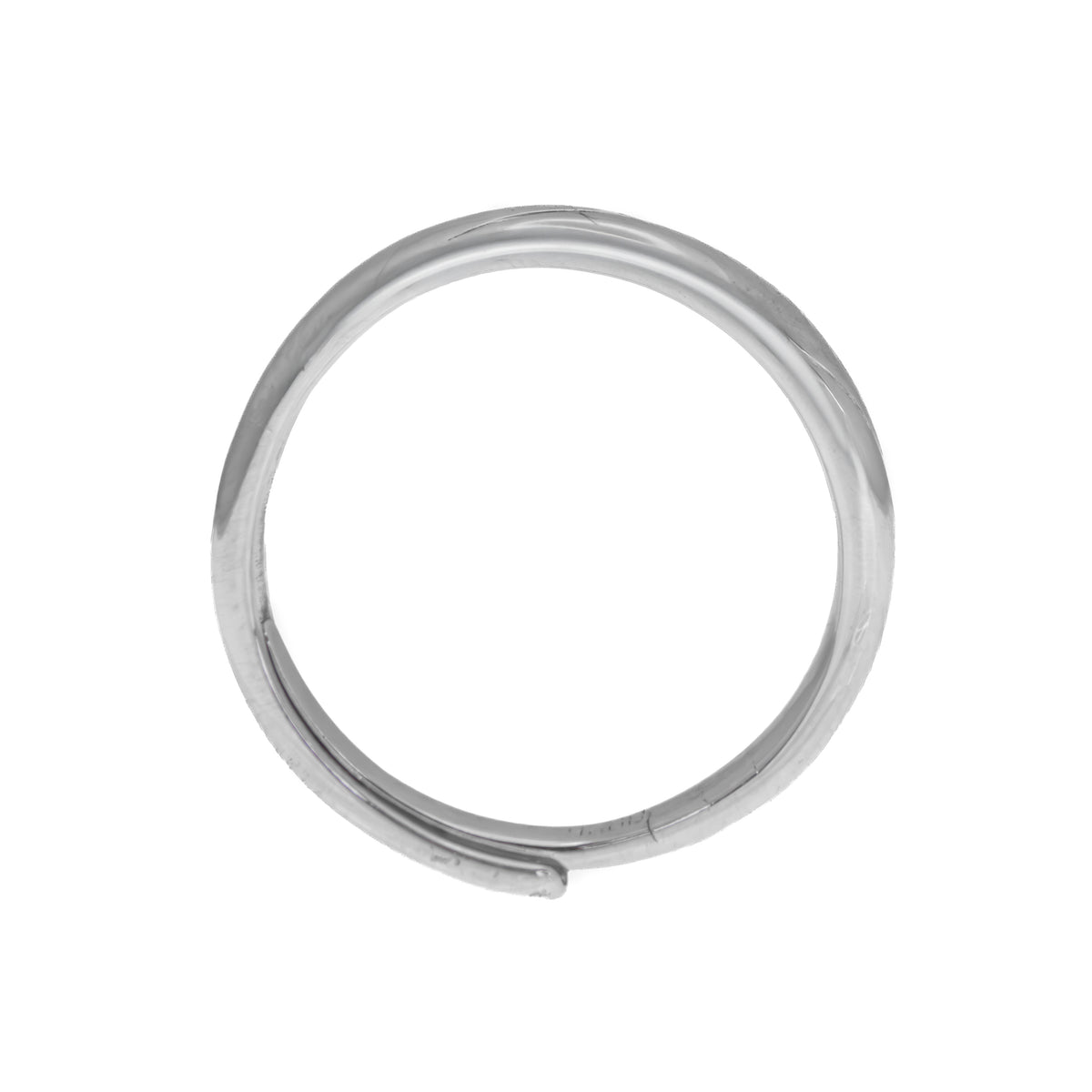 Anillo plateado ajustable