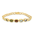 Pulsera eslabon con piedras