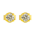 Aretes Moissanita 4 mm