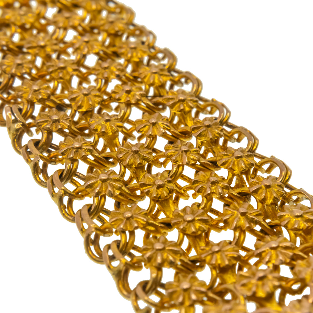 Brazalete con moneda oro