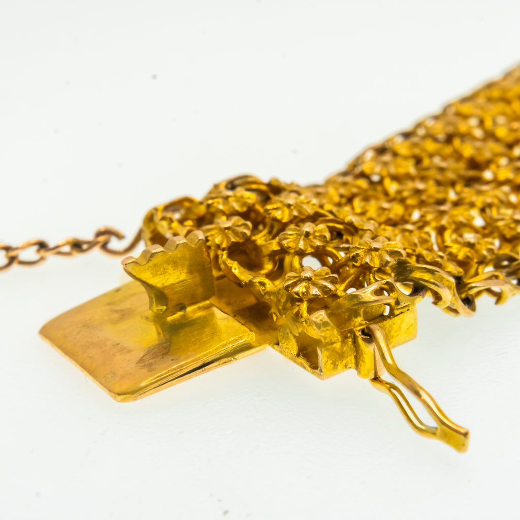 Brazalete con moneda oro