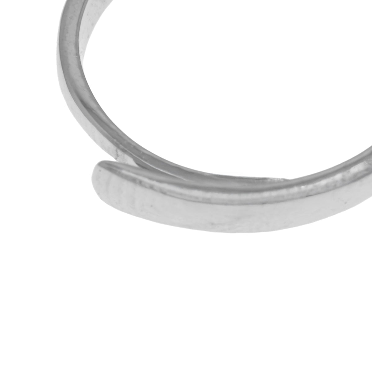 Anillo solitario plata moissanita