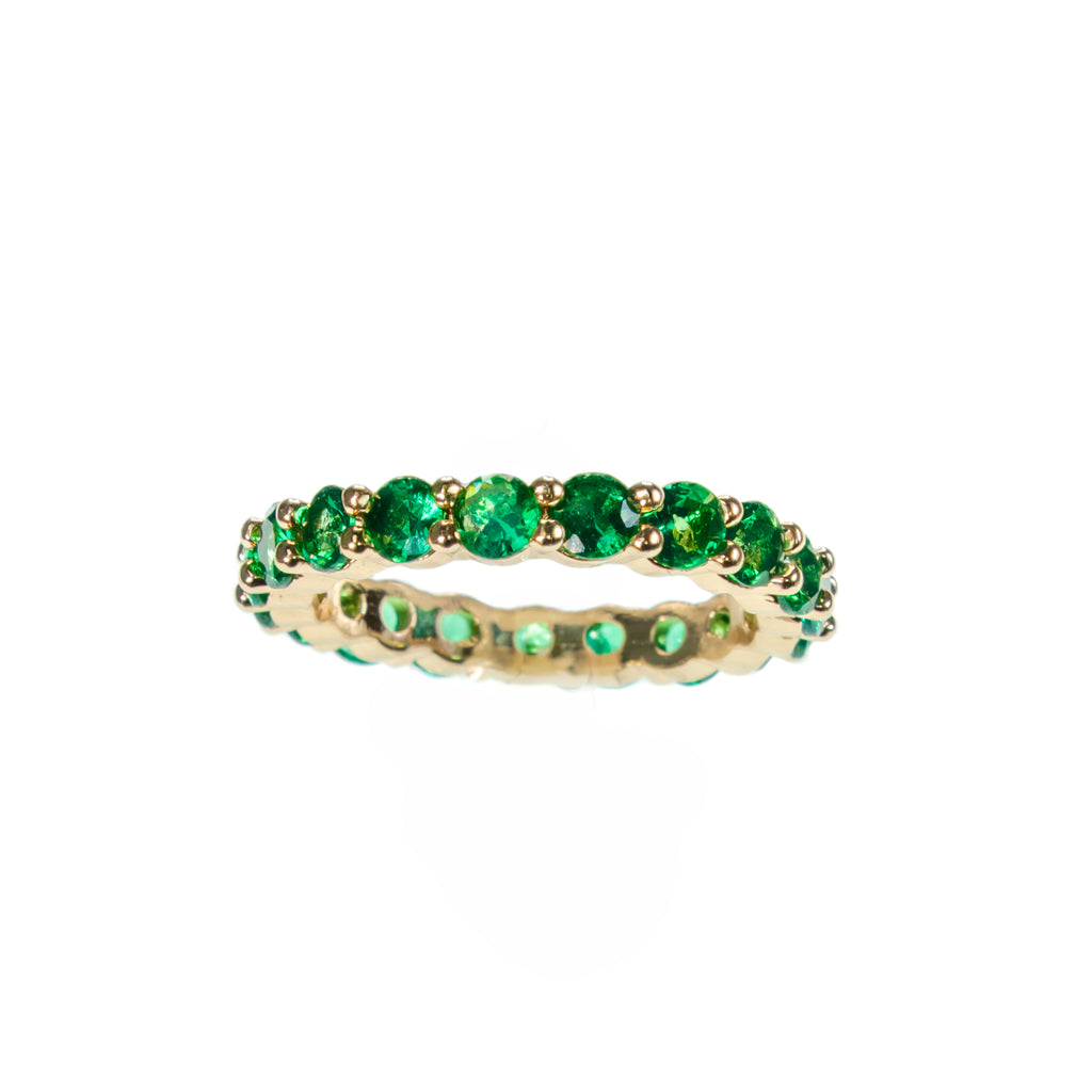 Anillo Verde Elegante