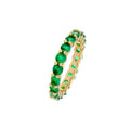 Anillo Verde Elegante