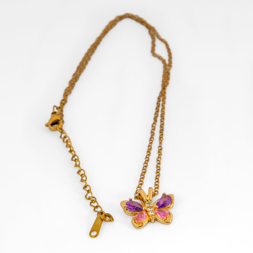 Collar Mariposa Amatista
