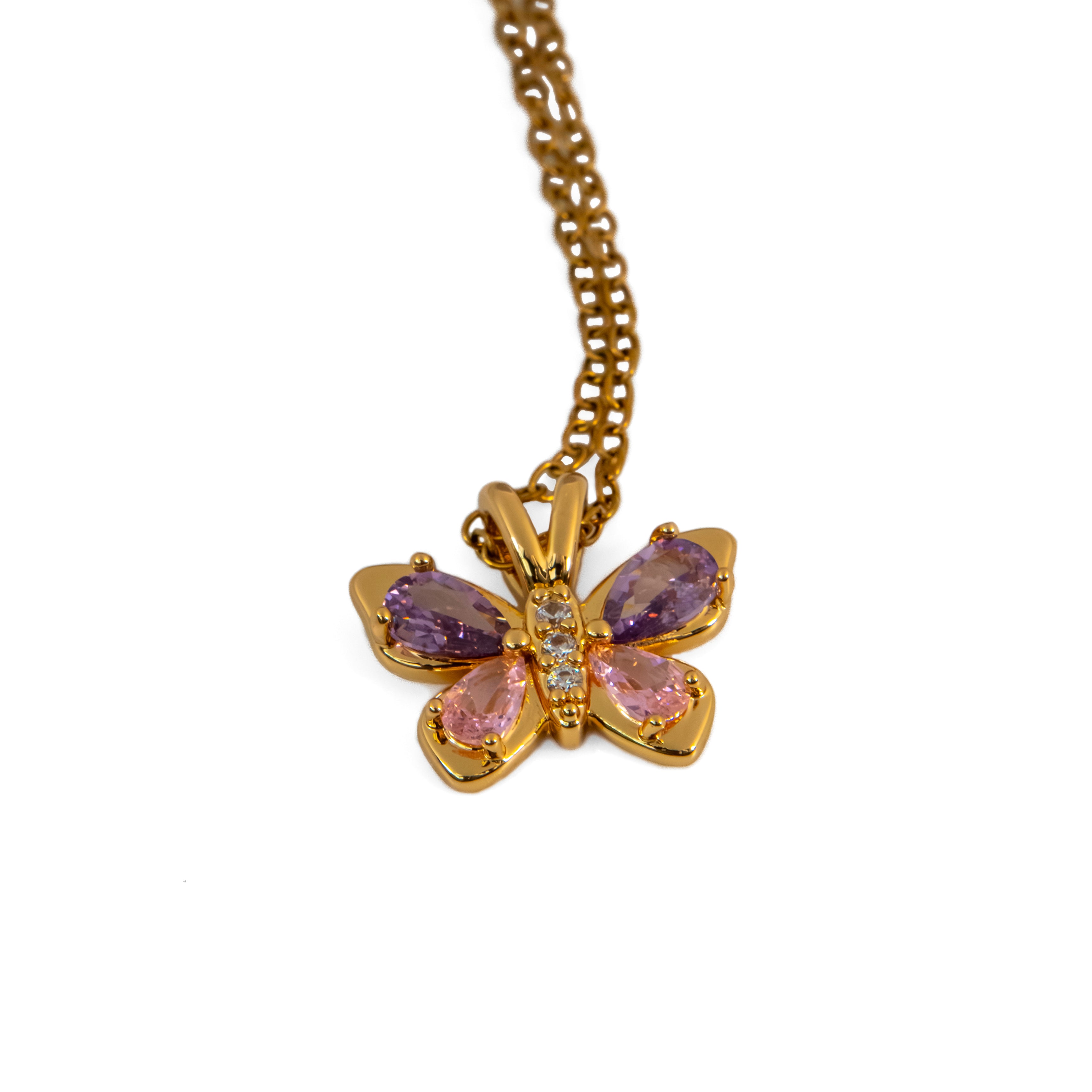 Collar Mariposa Amatista