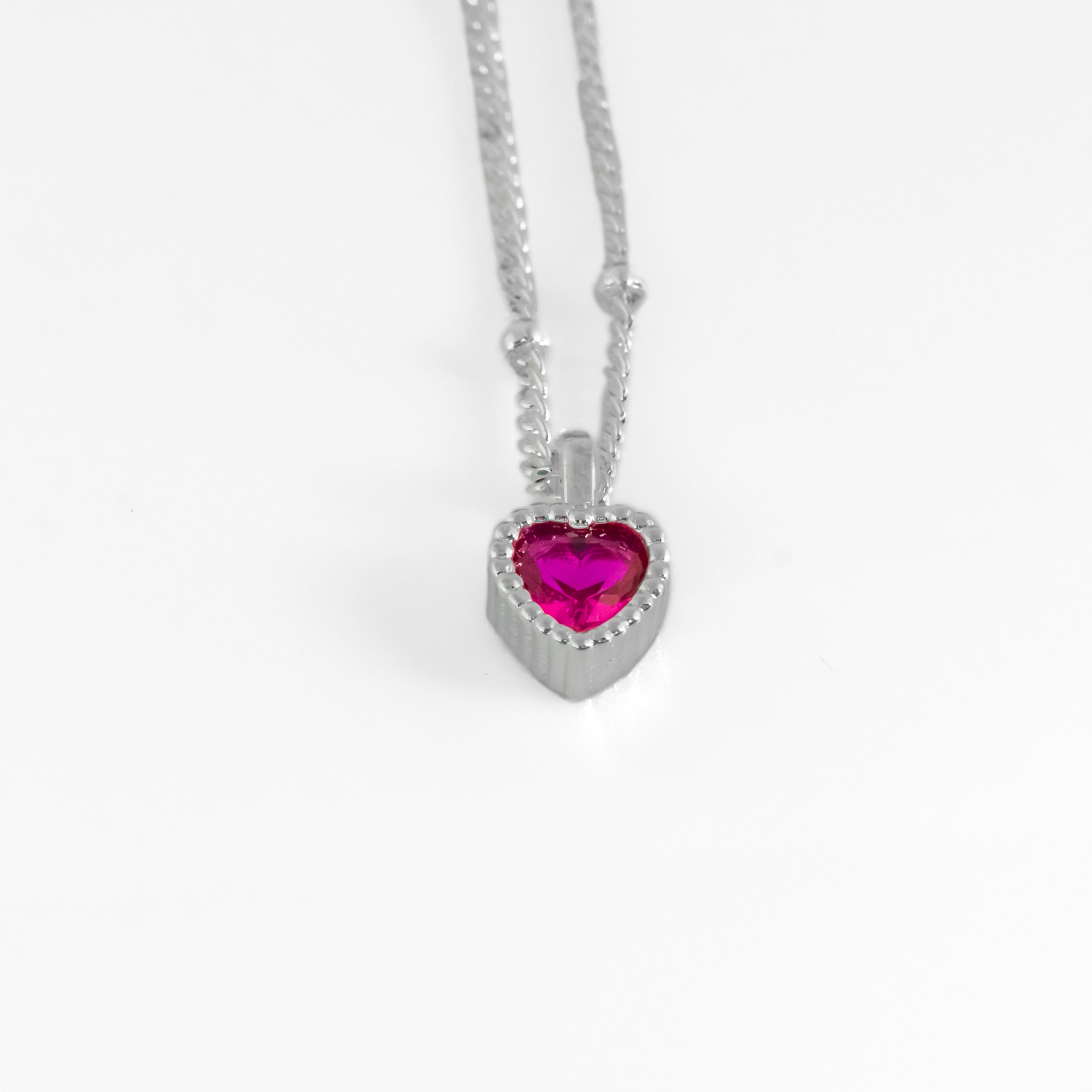 Collar Corazón Rojo