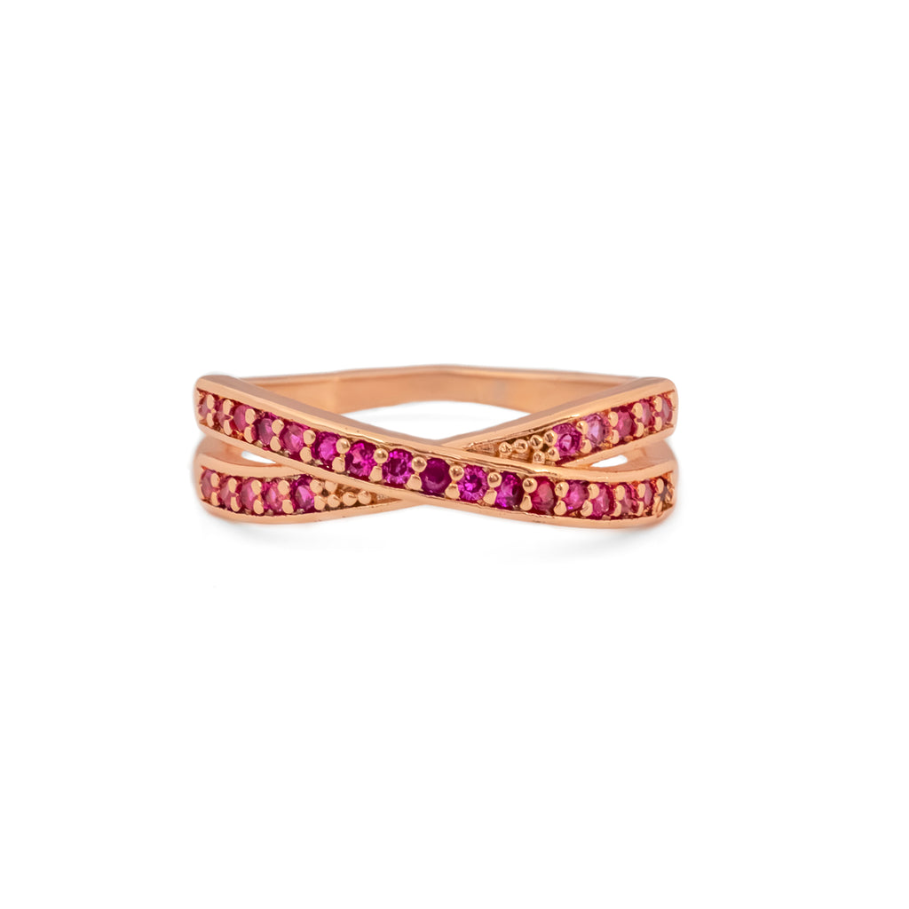 Anillo Cruz Roja Minimal