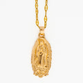 Collar Virgen de Guadalupe Chapado