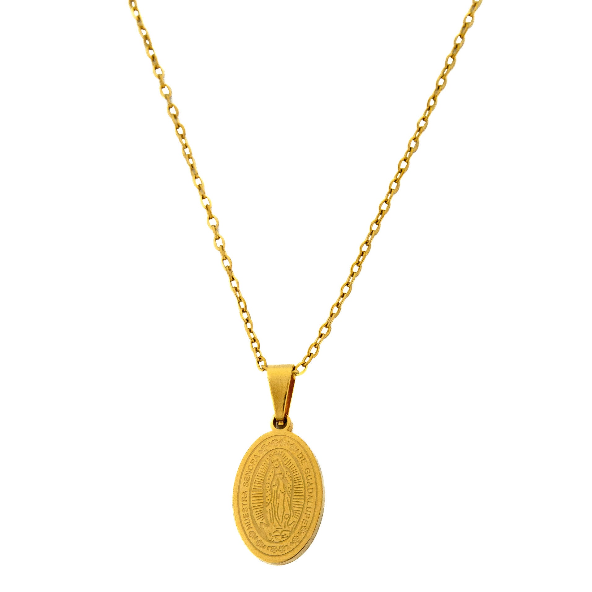 Collar Medalla Virgen Mini