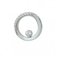 Dije Circular Oro Blanco