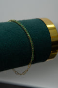 Pulsera tenis esmeralda
