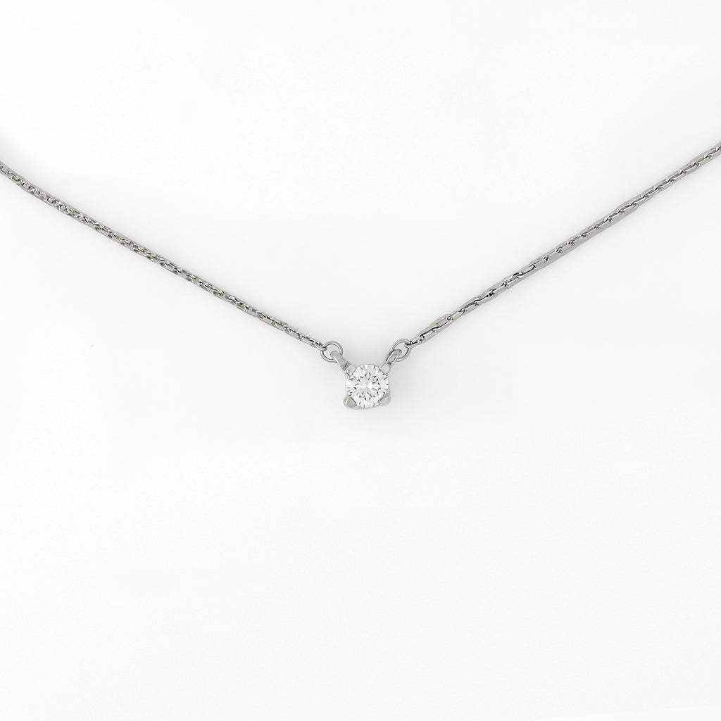 Cadena con Dije Brillante de Oro