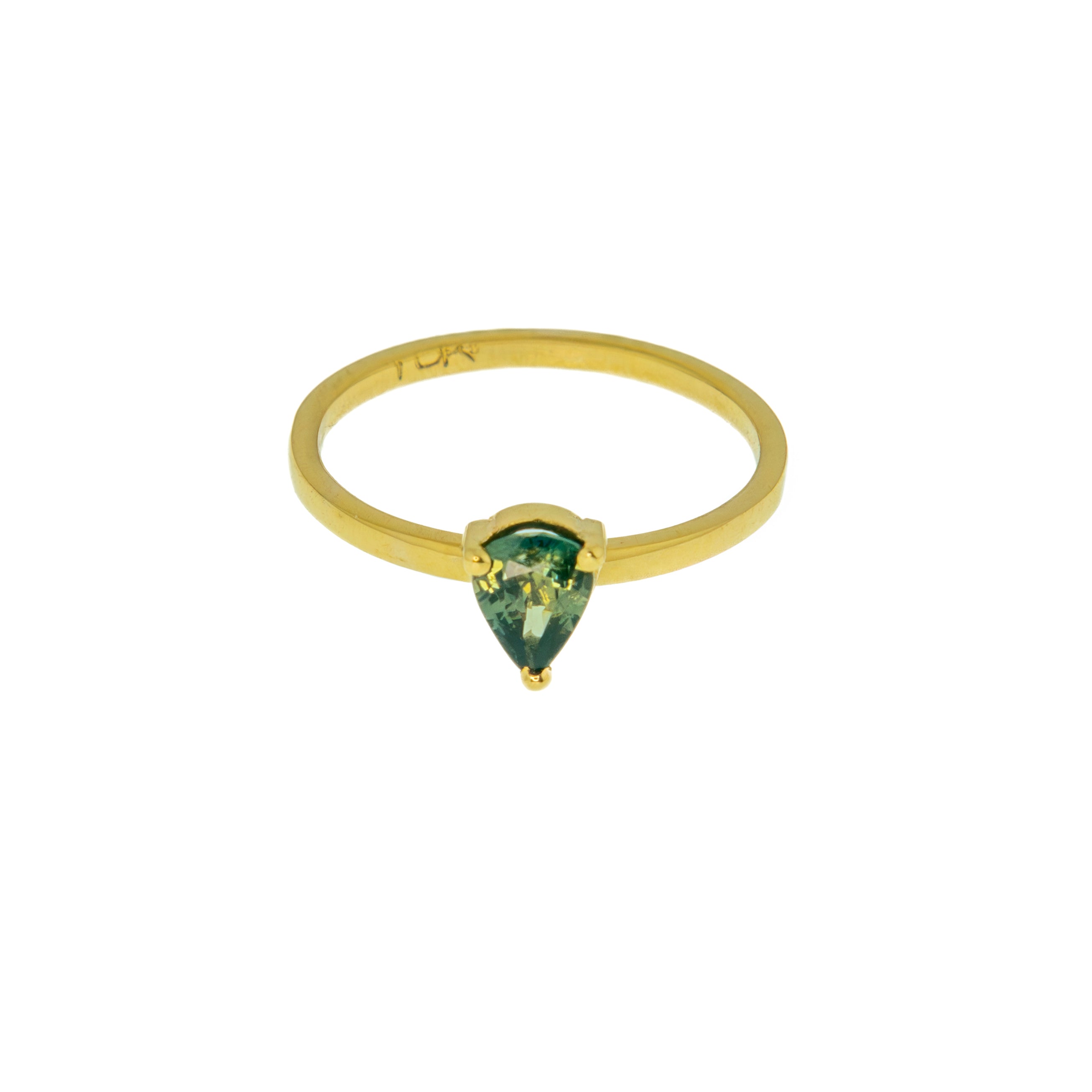 Anillo Zafiro Verde