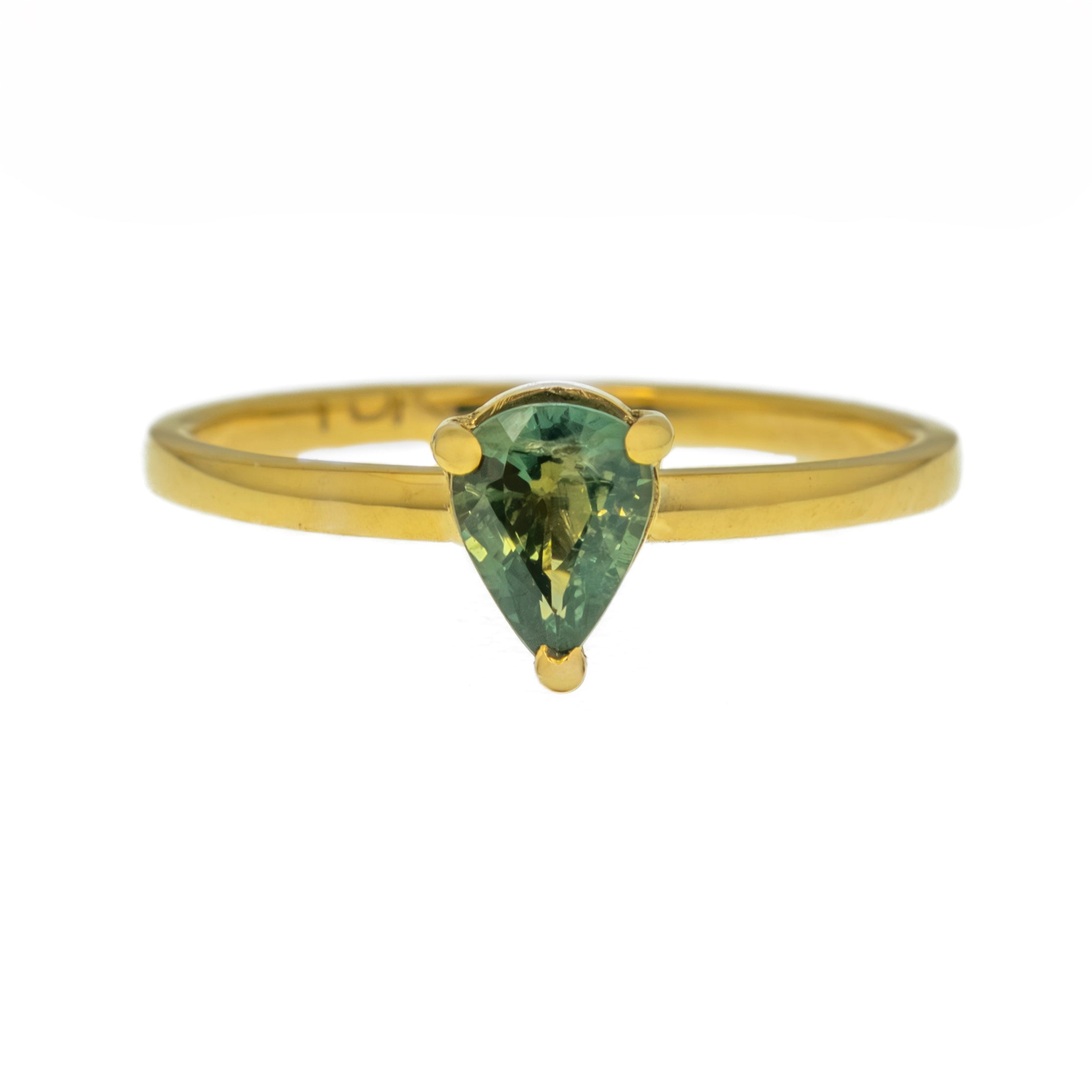 Anillo Zafiro Verde