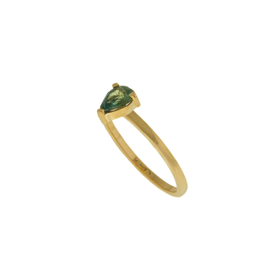 Anillo Zafiro Verde