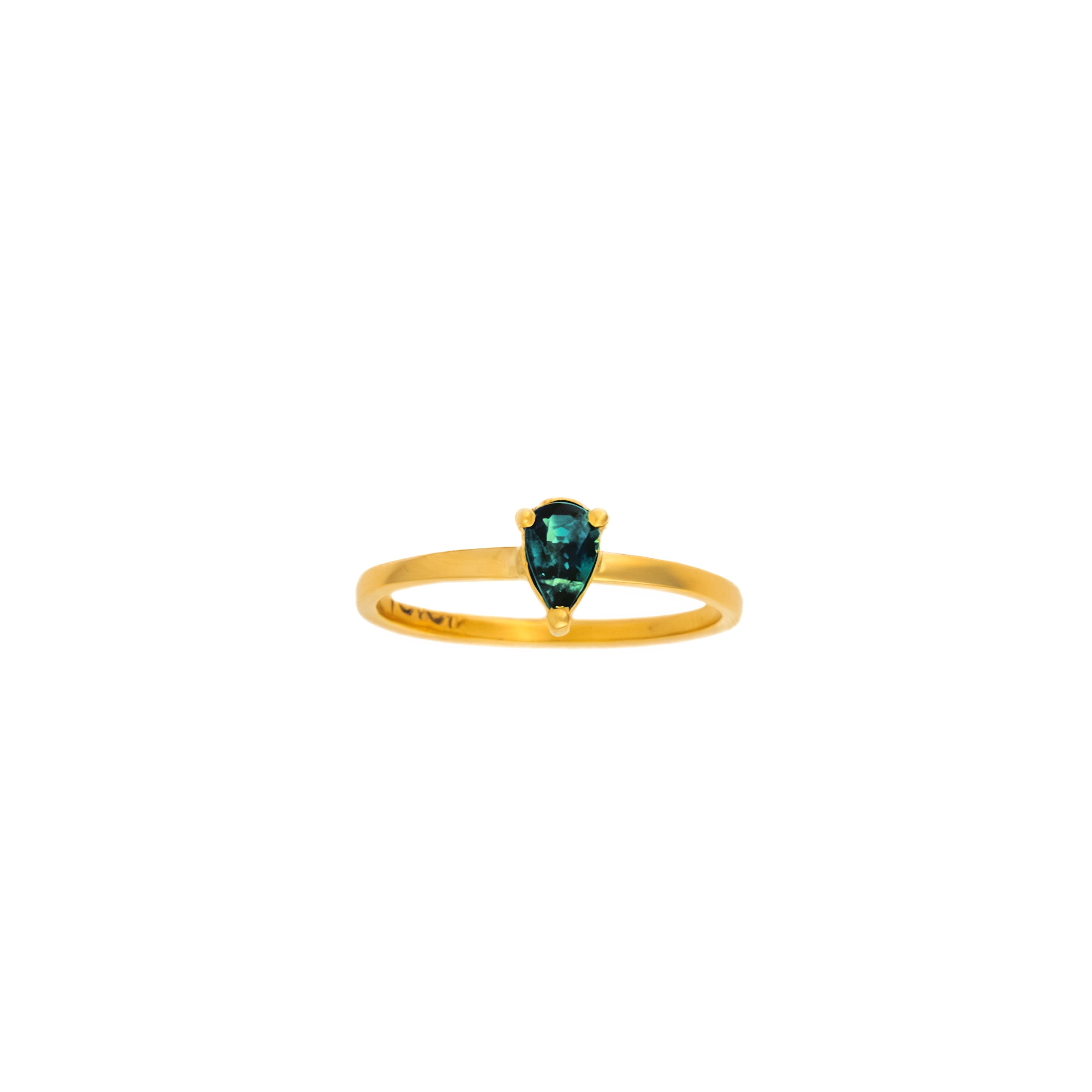 Anillo Zafiro Azulado