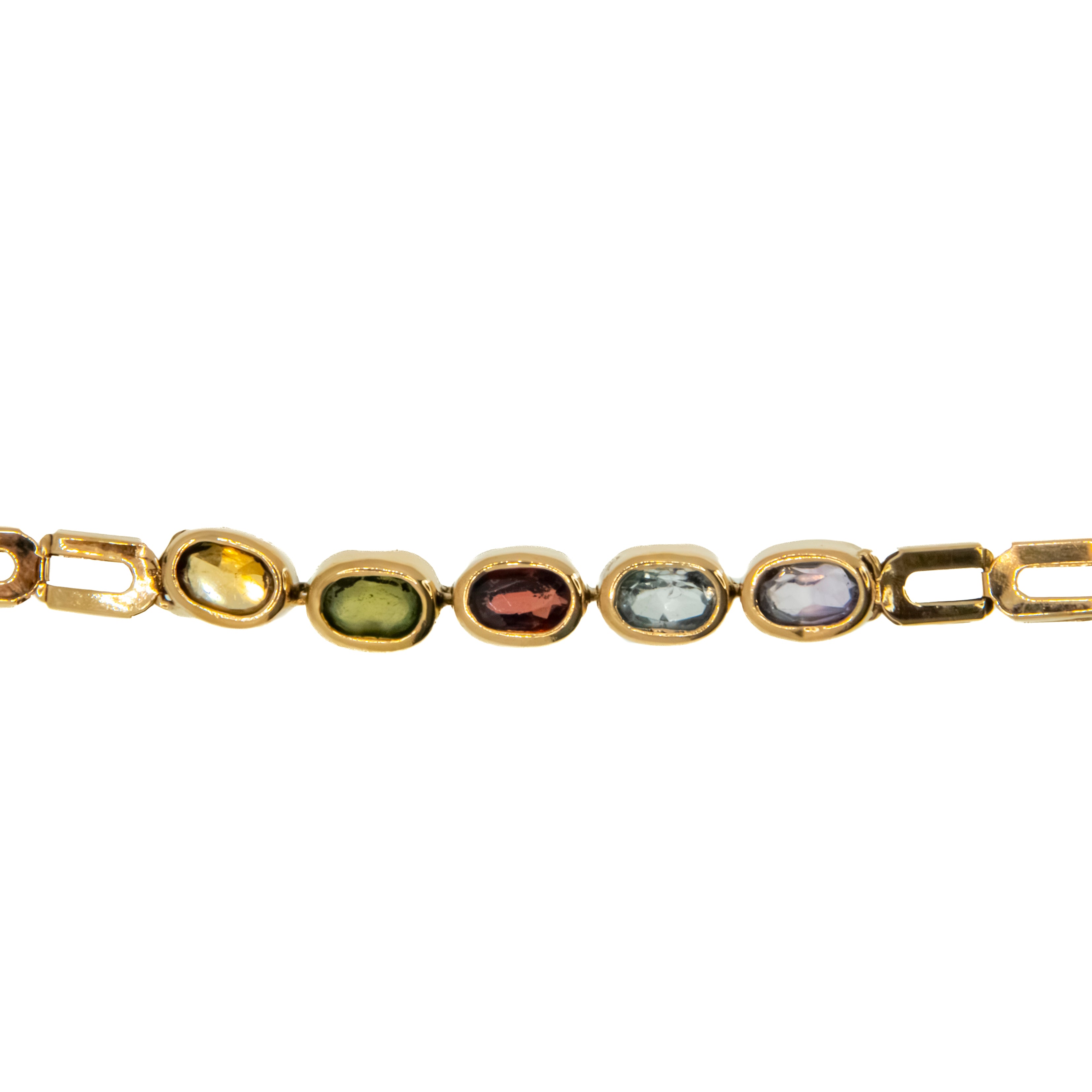 Pulsera eslabon con piedras