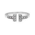 Anillo abierto terminales T