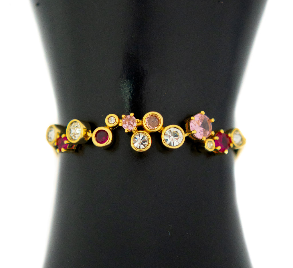 Pulseras Destellos Rosa