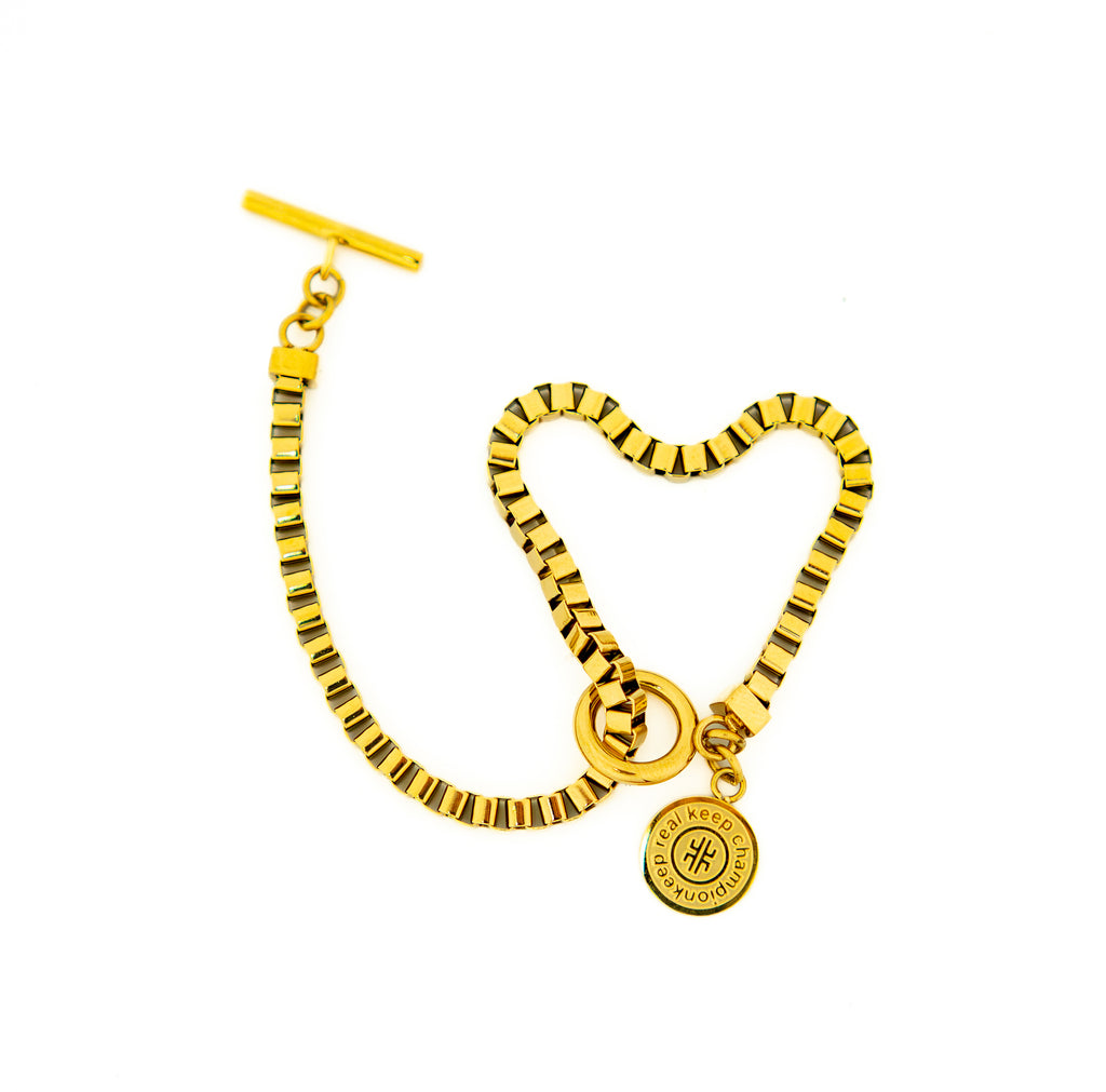 Pulsera veneciana dorada