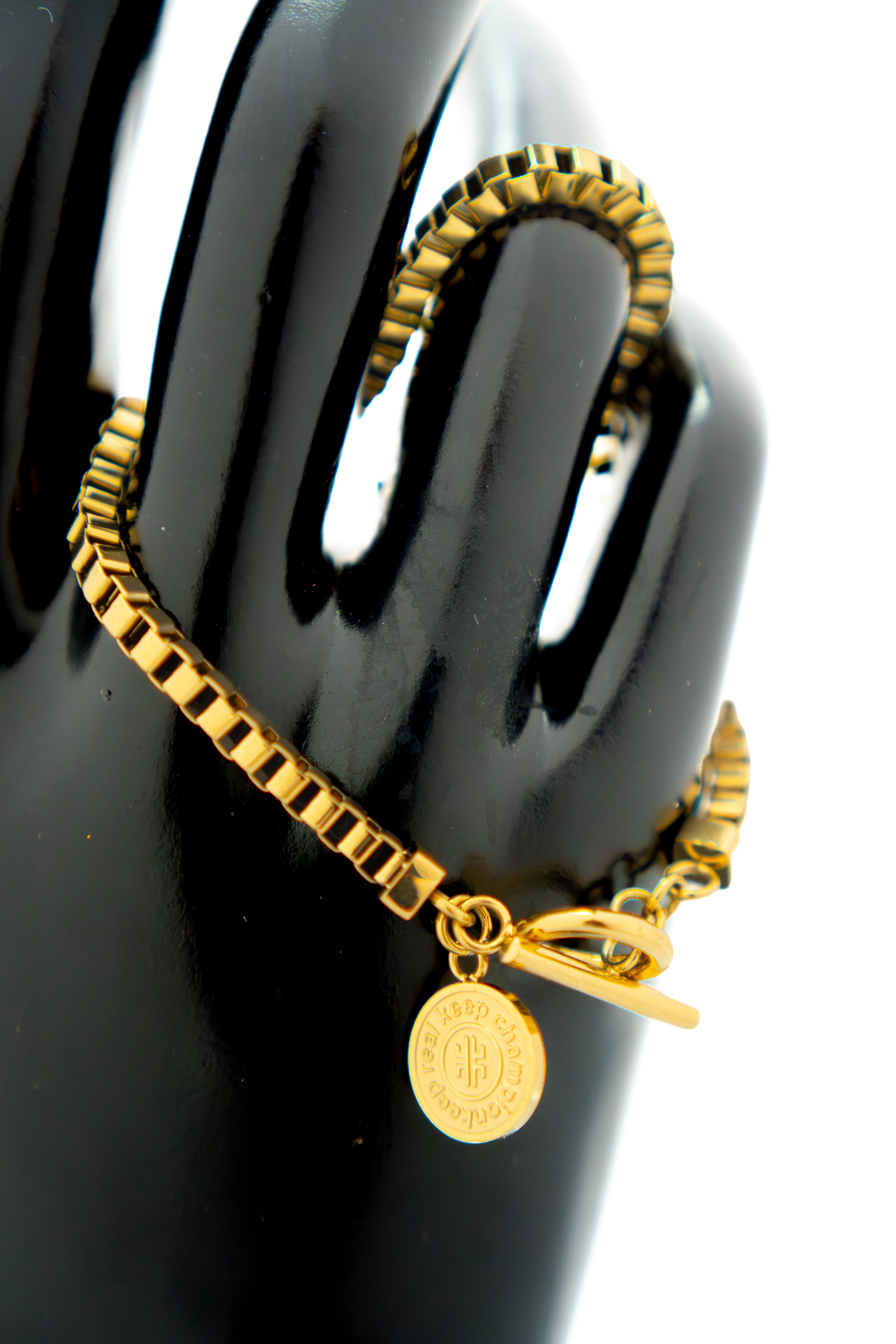 Pulsera veneciana dorada