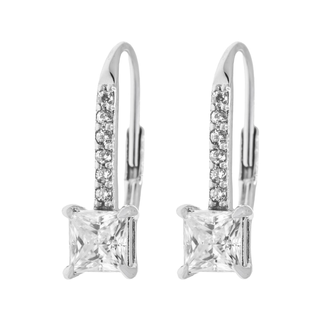 Aretes ear cuff plateados