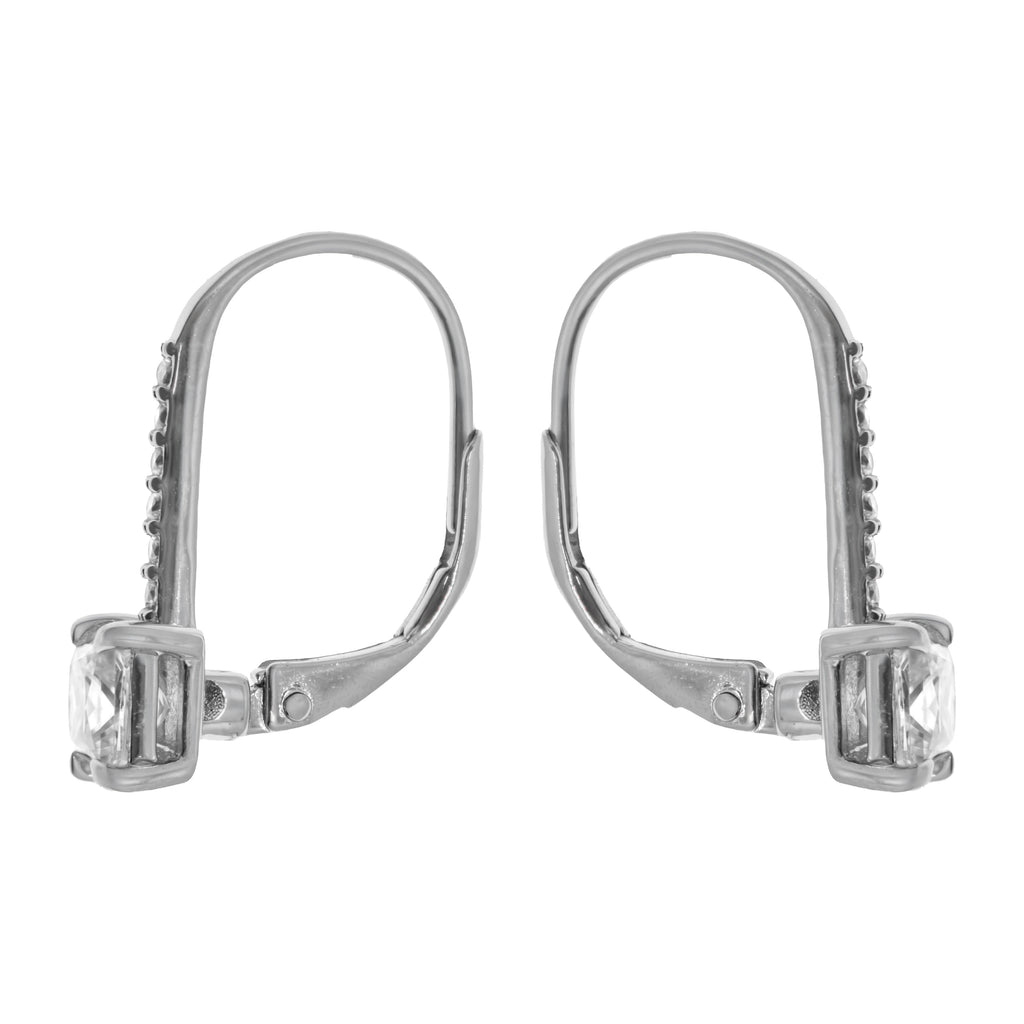 Aretes ear cuff plateados