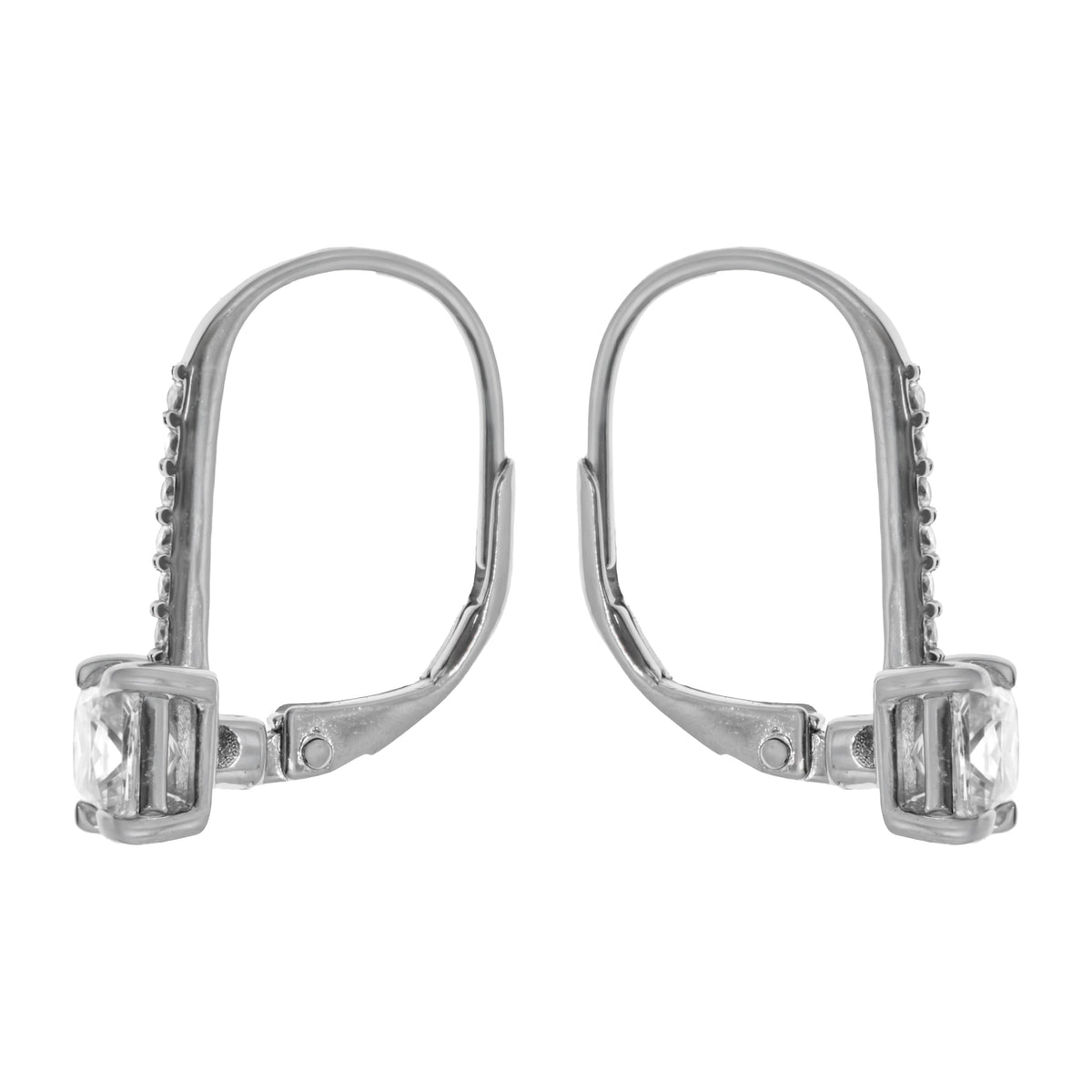 Aretes ear cuff plateados