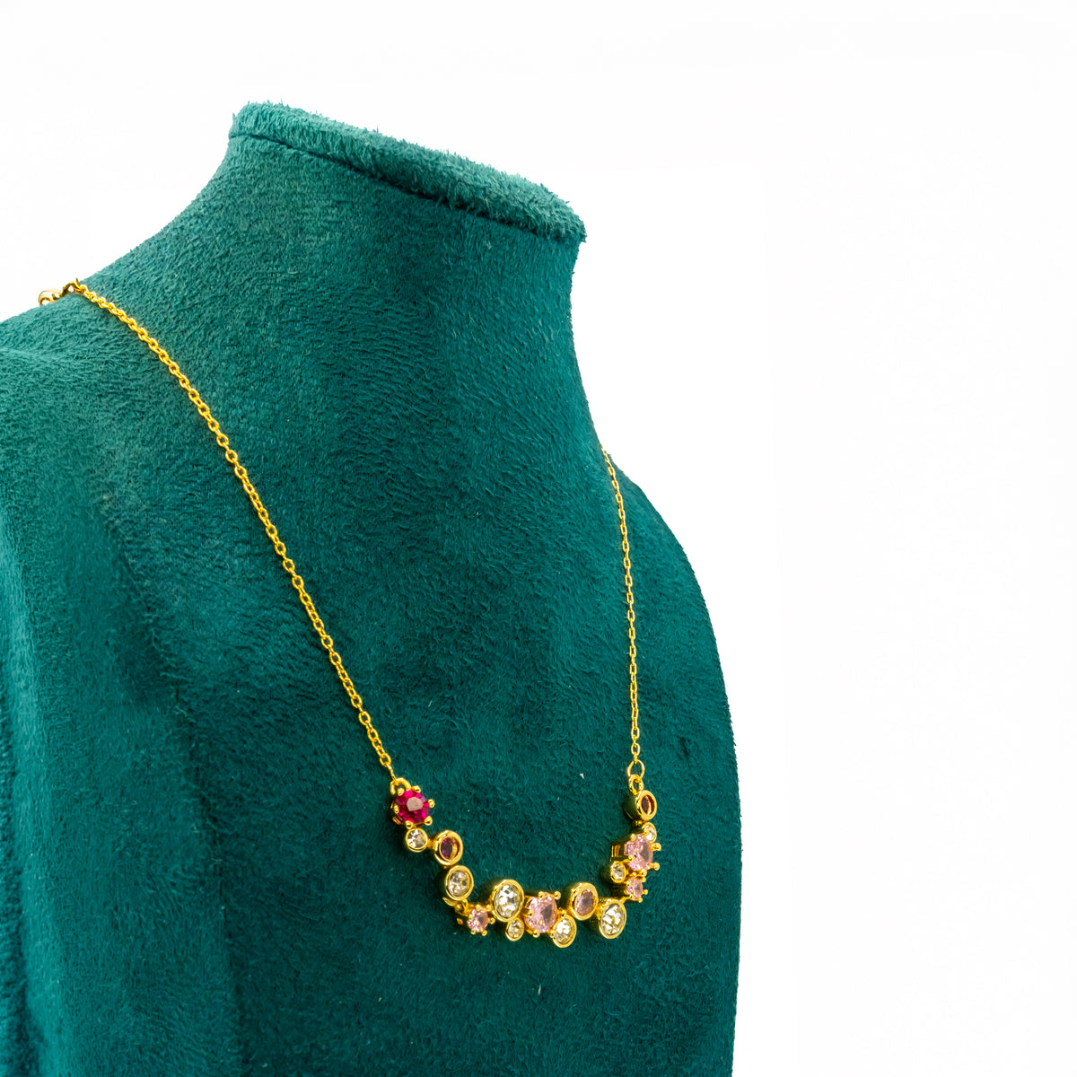 Collar destellos Rosa
