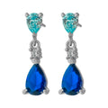 Aretes Gota Aurora Azul