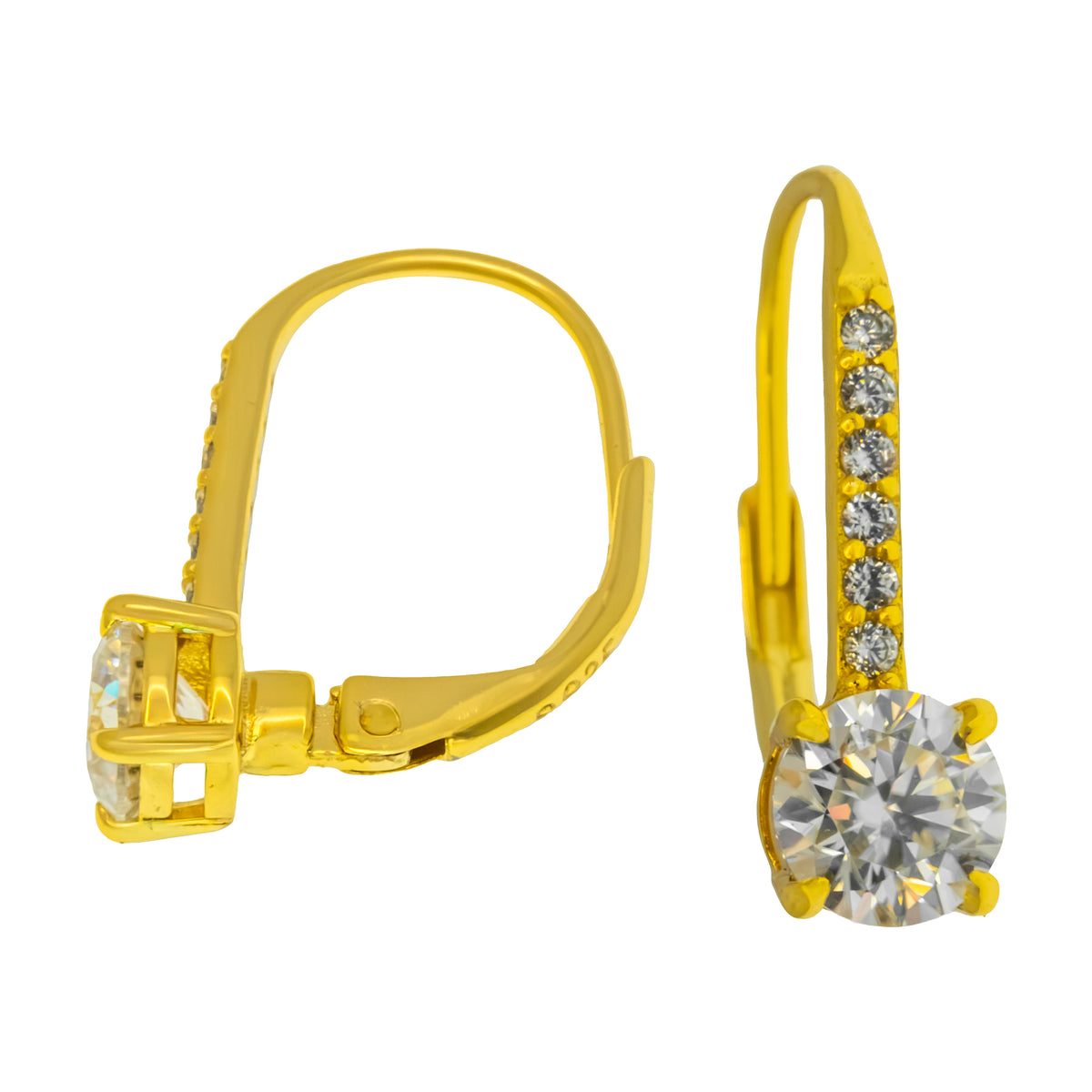 Aretes ear cuff dorados