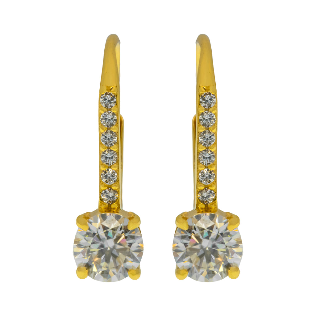 Aretes ear cuff dorados