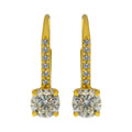 Aretes ear cuff dorados