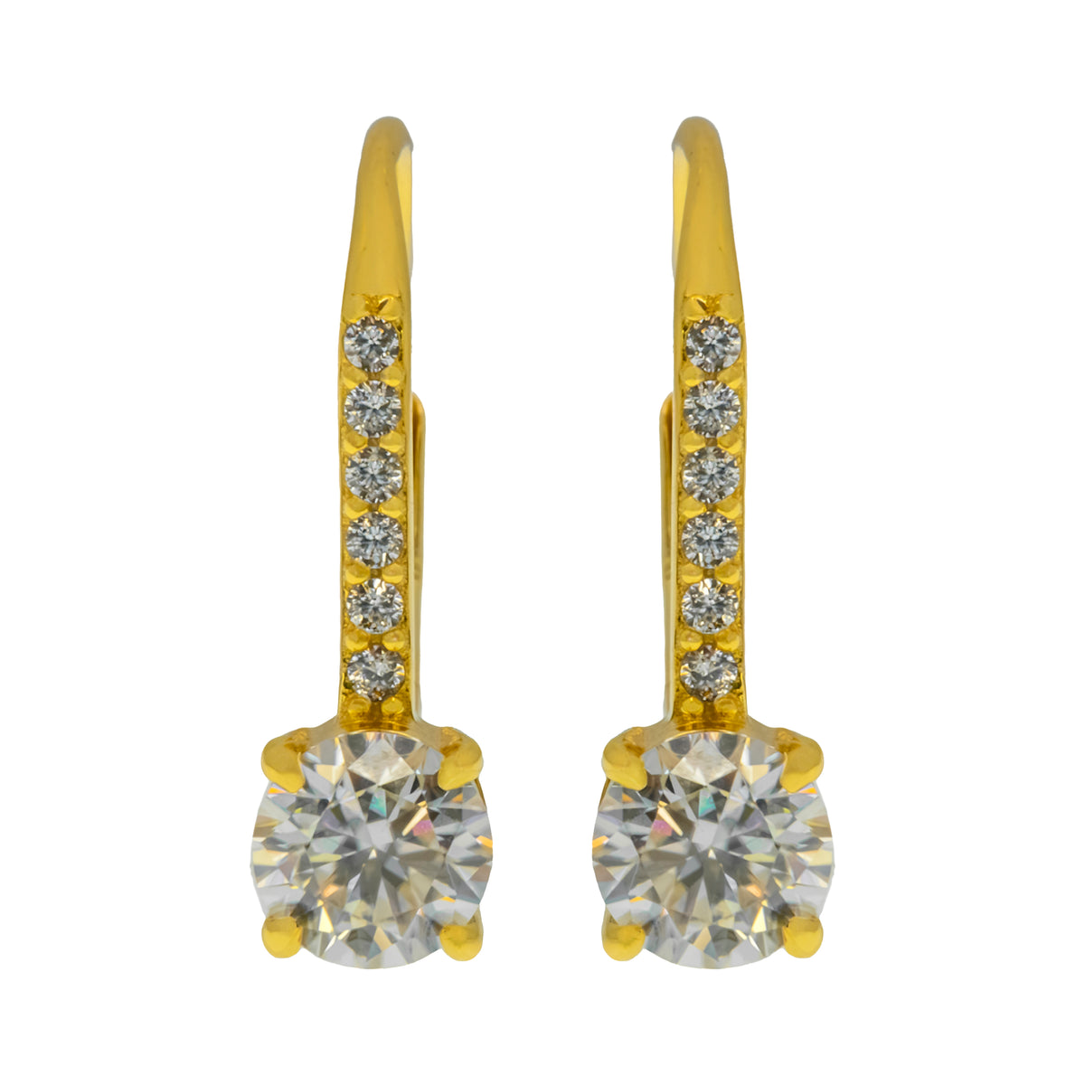 Aretes ear cuff dorados