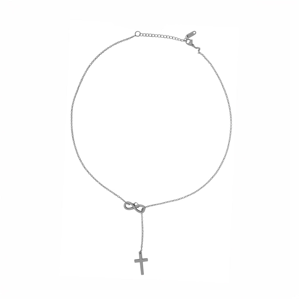 Collar Infinito & Cruz