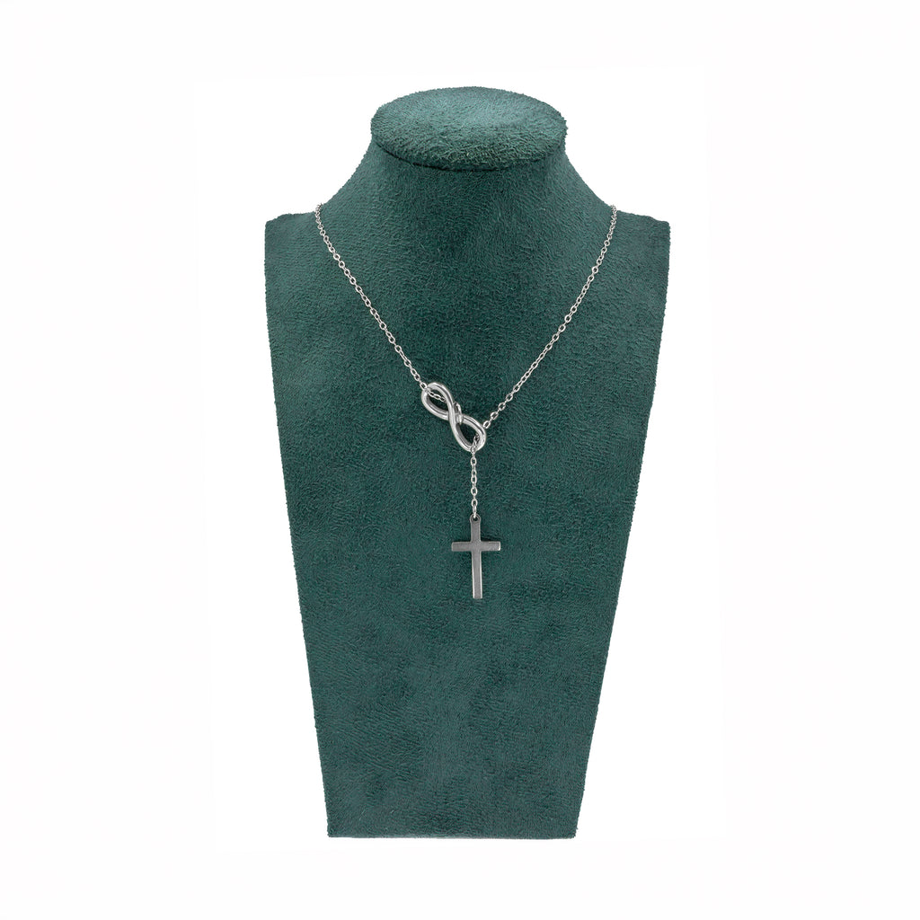 Collar Infinito & Cruz