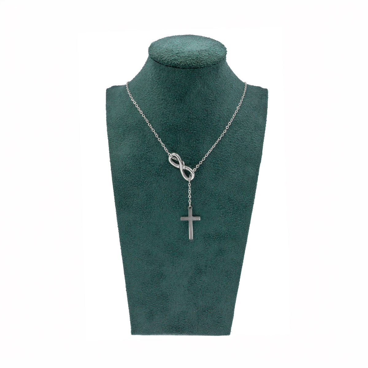 Collar Infinito & Cruz