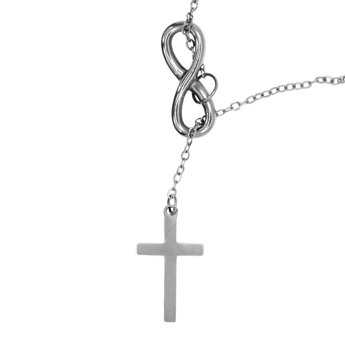 Collar Infinito & Cruz