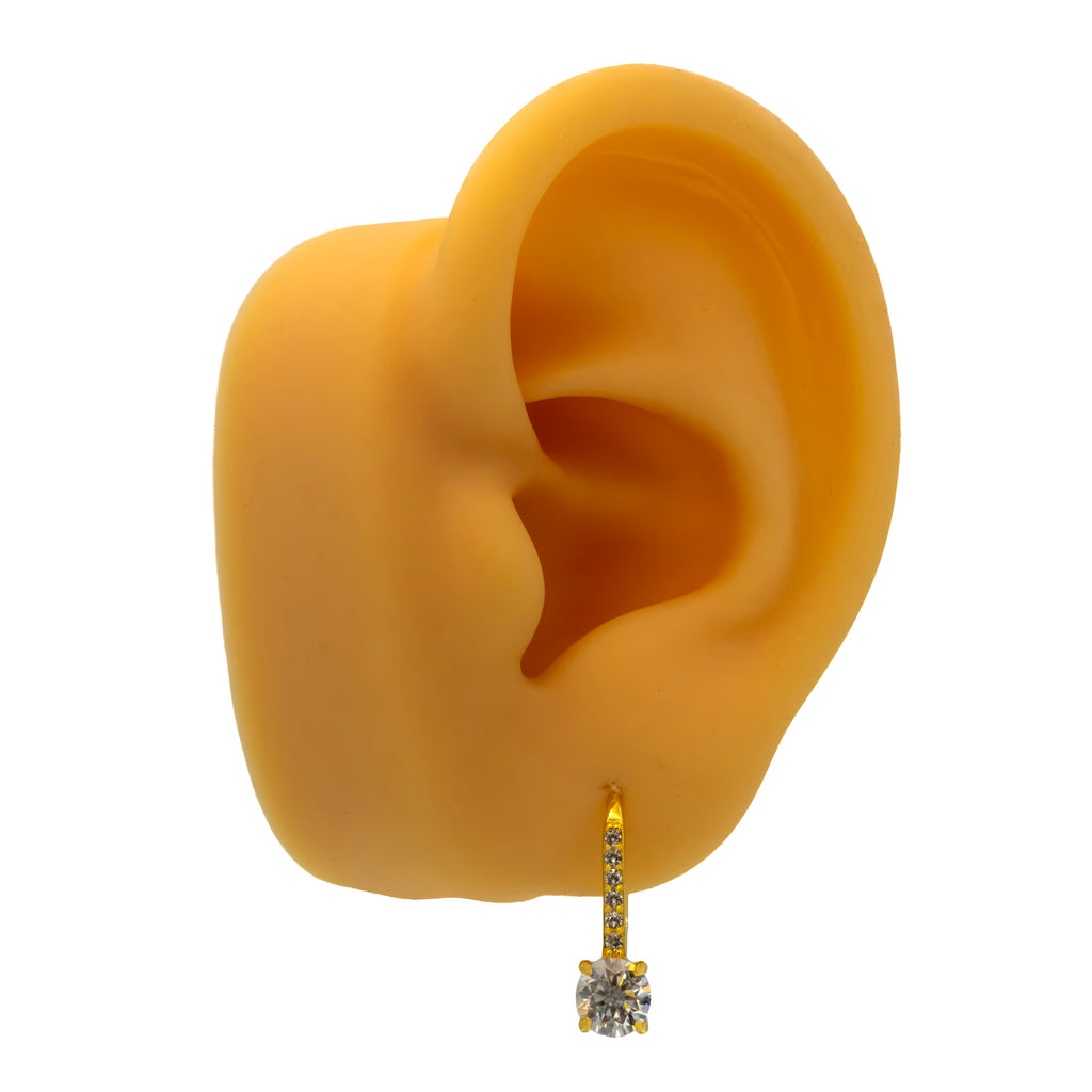Aretes ear cuff dorados