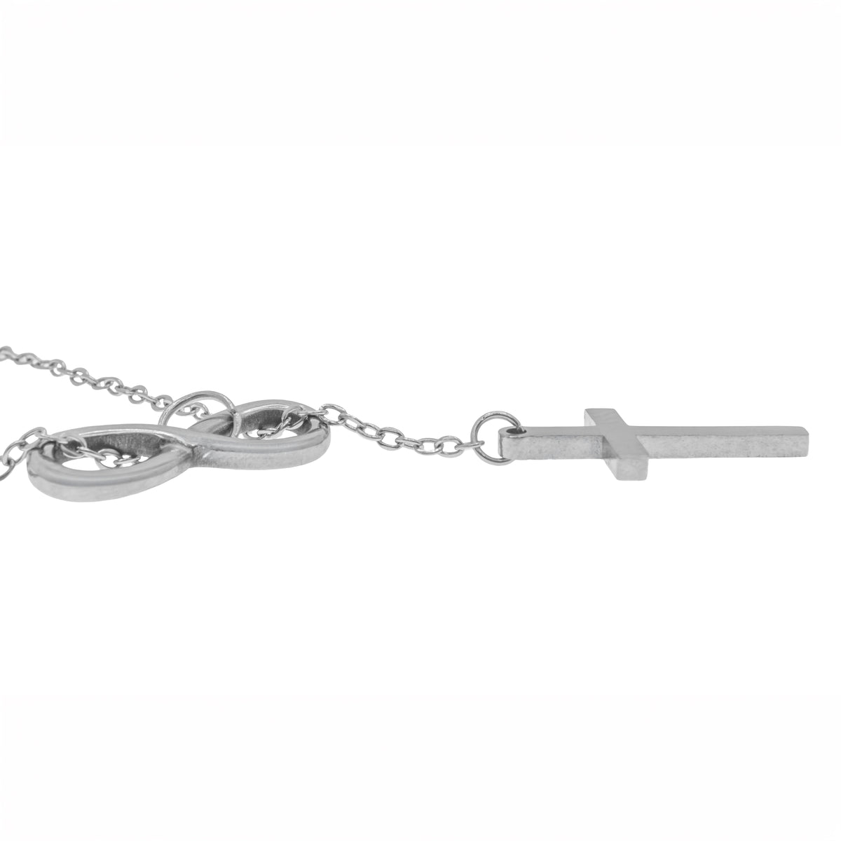 Collar Infinito & Cruz