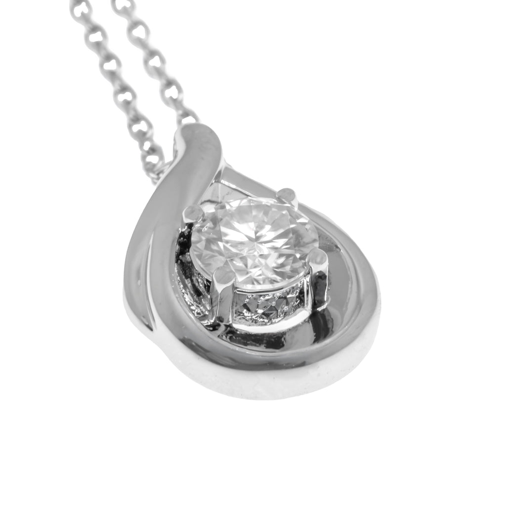 Collar gota brillante