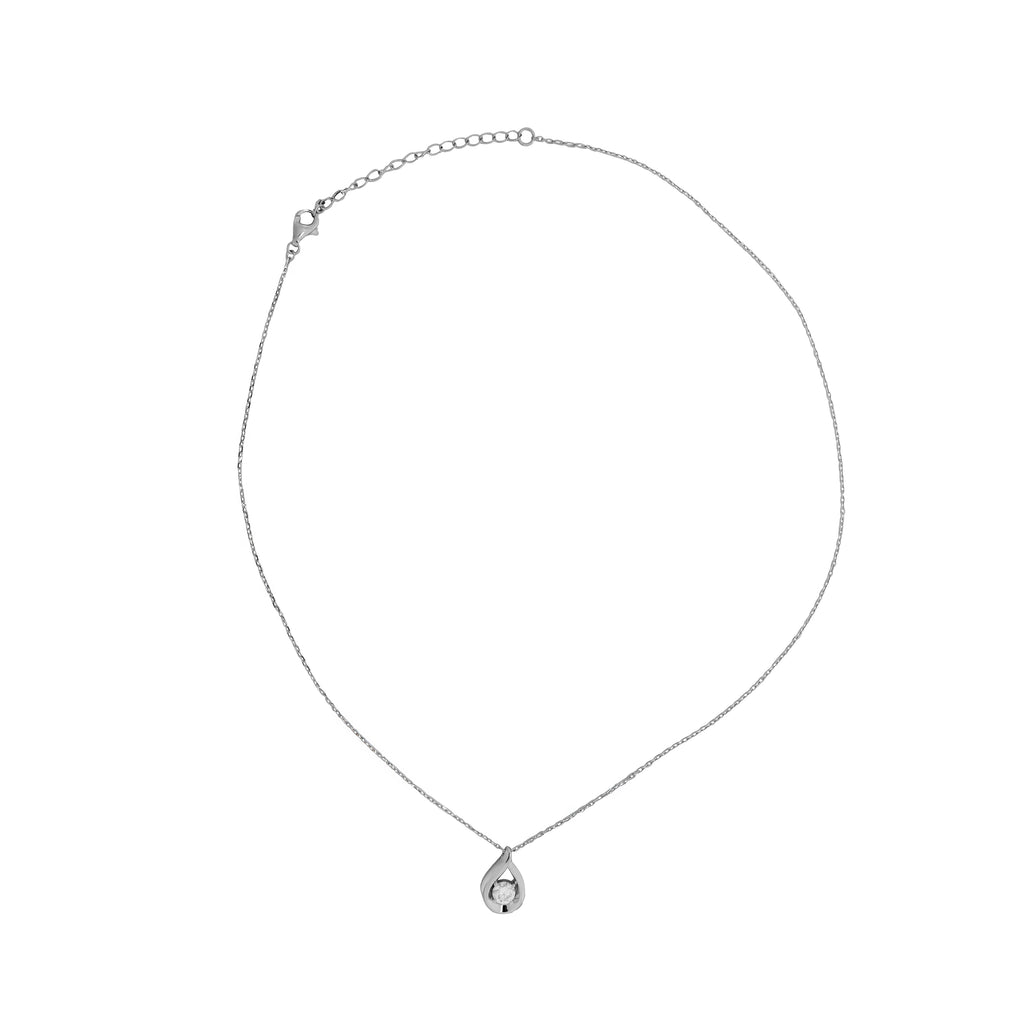 Collar gota brillante
